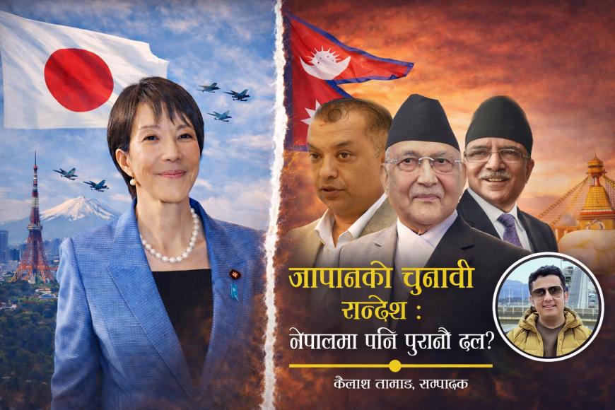 जापानको चुनावी सन्देश : नेपालमा पनि पुरानै दल ?